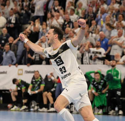photo : Torjubel bei Veron Nacinovic (Kiel) Handball Herren am Di. 05.05.2026 Mens EHF European League , THW Kiel - RK Nexe Nasice