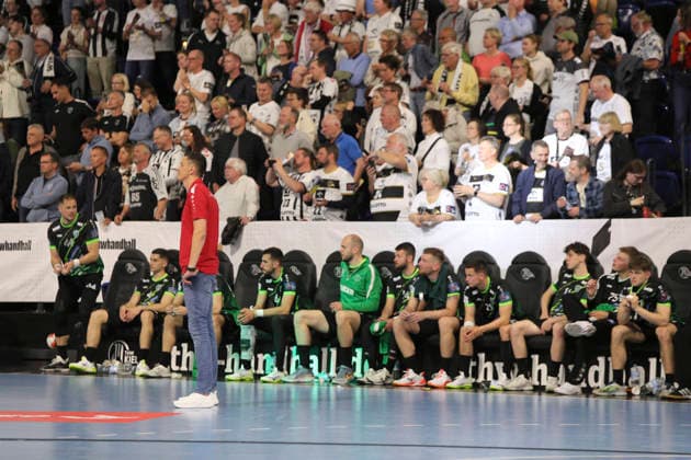 photo : Enttäuschung nach dem Schlusspfiff bei den croatischen Spielern Handball Herren am Di. 05.05.2026 Mens EHF European League , THW Kiel - RK Nexe Nasice