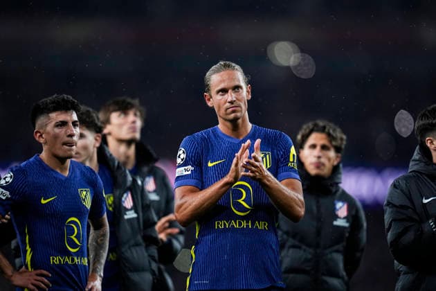 May 5, 2026, London, London, England: Marcos Llorente of Atletico de Madrid looks dejected after the team s defeat in the UEFA Champions League 2025 26 Semi Final Second Leg match between Arsenal FC and Atletico de Madrid at Emirates Stadium on May 05, 2026, in London, England. London England - ZUMAa181 20260505_zaa_a181_271 Copyright: xDennisxAgyemanx