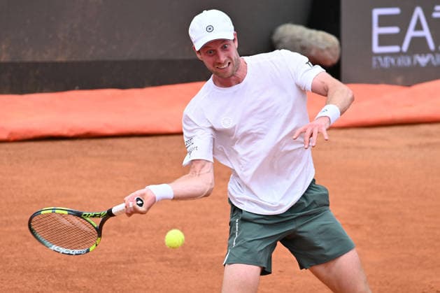 Botic van de Zandschulp of Netherlands in action against Alexandre Muller of France during the Internazionali BNL d Italia Day Two at Foro Italico on May 6, 2026 in Rome, Italy.  Copyright: xDomenicoxCippitelli IPAxSportx xipa-agency.netx xx IPA_74471353 IPA_Agency_IPA74471353