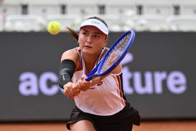 TENNIS - Internazionali di Tennis - Internazionali BNL d Italia Lisa Pigato of Italy in action against Tyra Caterina Grant of Italy during the Internazionali BNL d Italia Day Two at Foro Italico on May 6, 2026 in Rome, Italy. Rome Italy  Copyright: xIPAxSport ABACAx