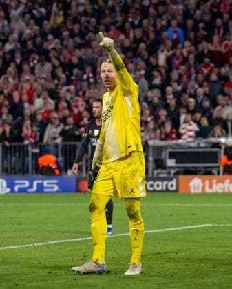 Fußball, Herren, Saison 2025 2026, Champions League (Halbfinale, Rückspiel), FC Bayern München - Paris St. Germain, Torhüter Matvey Safonov (PSG), 06.05. 2026, Copyright: xMatthiasxKochx