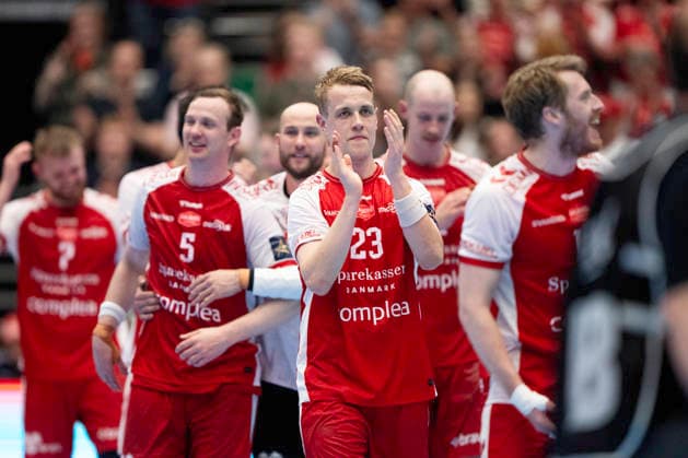 CL Men s Handball: Aalborg Handball - Sporting Clube de Portugal Aalborg s Buster Juul reacts after the victory in the EHF Champions League quarter-final second leg match between Aalborg Handball and Sporting Clube de Portugal at Sparekassen Danmark Arena. (Photo: Bo Amstrup Ritzau Scanpix) , Aalborg Denmark Mors Copyright: BoxAmrstrupx xRitzauxScanpix BoxAmstrupx spdk20260506-224306-L