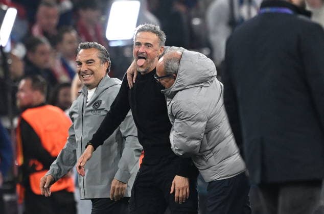 FC Bayern Munich v PSG - UEFA Champions League MUNICH, GERMANY - MAY 6: Head coach Luis Enrique of PSG celebrates after winning the UEFA Champions League Semi-Final Second Leg match between FC Bayern Munich and Paris Saint-Germain at Football Arena Munich in Munich, Germany, on May 6, 2026. Halil Sagirkaya Anadolu Münih Germany. Editorial use only. Please get in touch for any other usage.  Copyright: x2026xAnadoluxHalilxSagirkayax