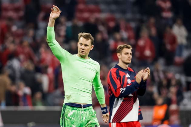 MUNICH, GERMANY - MAY 6: Manuel Neuer (FC Bayern Muenchen, 1) waves towards the fans after the UEFA Champions League Semi-Final between FC Bayern Muenchen vs Paris Saint-Germain at Allianz Arena at Semi-Finals 2nd leg of the UEFA Champions League on May 6, 2026 in Munich, Germany. Bavaria Germany Copyright: xSteffiexWunderlx
