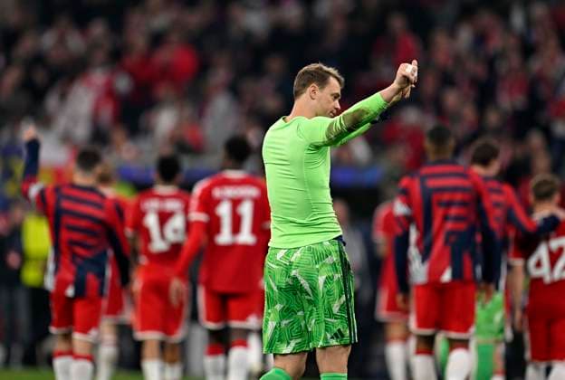 RECORD DATE NOT STATED 06.05.2026, Fussball UEFA Championsleague 2025 2026: Halbfinale Rückpiel, FC Bayern München - Paris St. Germain, in der Allianz-Arena München, Die Bayern Spieler sind nach dem Spiel enttäuscht , hier Torwart Manuel Neuer (FC Bayern München)
