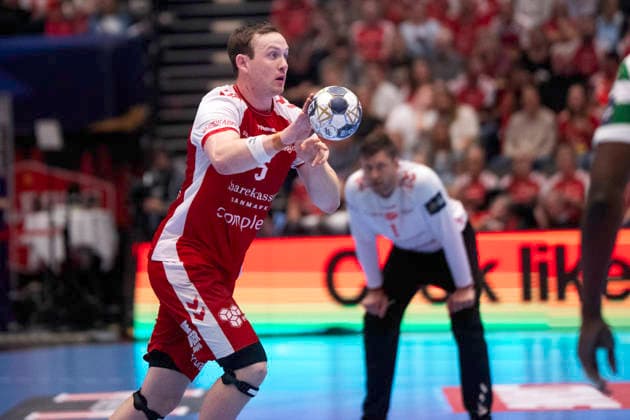 CL Men s Handball: Aalborg Handball - Sporting Clube de Portugal Aalborg s Sander Sagosen in action during the EHF Champions League quarter-final return match between Aalborg Handball and Sporting Clube de Portugal at Sparekassen Danmark Arena. (Photo: Bo Amstrup Ritzau Scanpix) , Aalborg Denmark Mors Copyright: BoxAmrstrupx xRitzauxScanpix BoxAmstrupx spdk20260506-233333-L