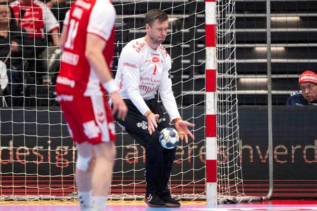 CL men s handball: Aalborg Handball - Sporting Clube de Portugal Aalborg s goalkeeper Niklas Landin in action during the EHF Champions League quarter-final return match between Aalborg Handball and Sporting Clube de Portugal at Sparekassen Danmark Arena. (Photo: Bo Amstrup Ritzau Scanpix) , Aalborg Denmark Mors Copyright: BoxAmrstrupx xRitzauxScanpix BoxAmstrupx spdk20260506-233403-L