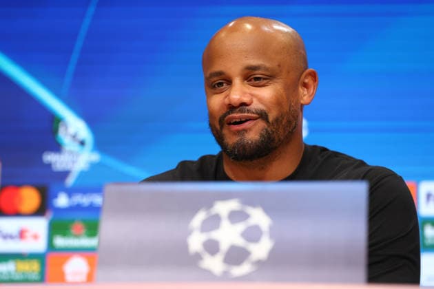 May 7, 2026, Munich, Bavaria, Germany: VINCENT KOMPANY of Bayern Munich during the post-game press conference, PK, Pressekonferenz after the UEFA Champions League 2025 26 Semi-final Leg 2 game between Bayern Munich and Paris Saint-Germain at the Allianz Arena in Munich, Germany. Game ended 1:1 and PSG won 6:5 on aggregate. Soccer 2026: Champions League: Bayern Munich 1-1 PSG  - ZUMAc179 20260507_zep_c179_014 Copyright: xMickaelxChavetx