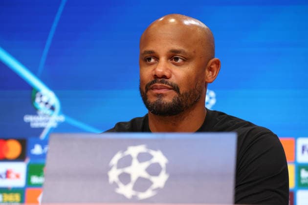 May 7, 2026, Munich, Bavaria, Germany: VINCENT KOMPANY of Bayern Munich during the post-game press conference, PK, Pressekonferenz after the UEFA Champions League 2025 26 Semi-final Leg 2 game between Bayern Munich and Paris Saint-Germain at the Allianz Arena in Munich, Germany. Game ended 1:1 and PSG won 6:5 on aggregate. Munich Germany - ZUMAc179 20260507_zep_c179_011 Copyright: xMickaelxChavetx
