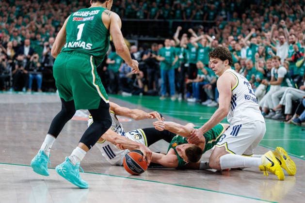 Eurolygos rungtynese Kaune susitiko Kauno Žalgiris ir Stambulo Fenerbahce . 2026-05-06, Kaunas Kaunas Lietuva Copyright: xErikasxOvcarenkox