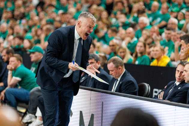 Eurolygos rungtynese Kaune susitiko Kauno Žalgiris ir Stambulo Fenerbahce . 2026-05-06, Kaunas Kaunas Lietuva Copyright: xErikasxOvcarenkox