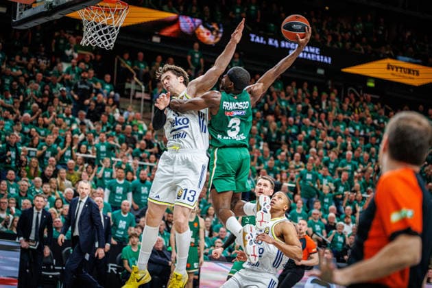 Eurolygos rungtynese Kaune susitiko Kauno Žalgiris ir Stambulo Fenerbahce . 2026-05-06, Kaunas Kaunas Lietuva Copyright: xErikasxOvcarenkox
