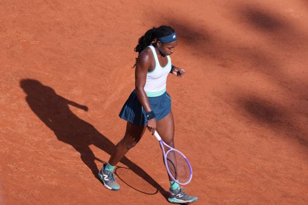 Coco Gauff ((USA) during the match between Coco Gauff ((USA) vs Tereza Valentova (CZE) at the Italian Open in Rome, Thursday, May 7, 2026. (Alfredo Falcone LaPresse)  Copyright: xAlfredoxFalcone LaPressex