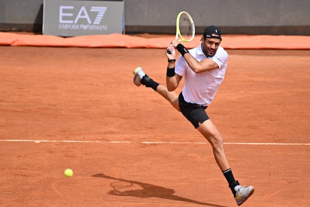 Internazionali BNL D Italia 2026 - Day Three Matteo Berrettini of Italy competes against Alexei Popyrin of Australia during the Internazionali BNL d Italia Day Three at Foro Italico on May 7, 2026, in Rome, Italy. Rome Italy  Copyright: xDomenicoxCippitellix originalFilename:cippitelli-itainter260507_npgRk.jpg