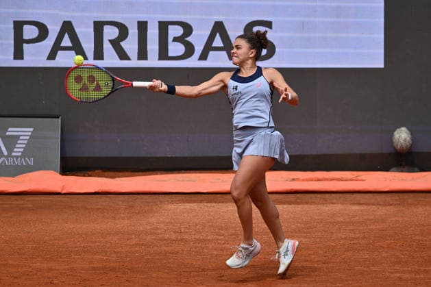 Internazionali BNL D Italia 2026 - Day Three Jasmine Paolini of Italy competes against Leolia Jeanjean of France during the Internazionali BNL d Italia Day Three at Foro Italico on May 7, 2026, in Rome, Italy. Rome Italy  Copyright: xDomenicoxCippitellix originalFilename:cippitelli-itainter260507_npCuc.jpg