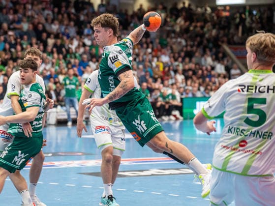 Victor Kloeve (Frisch Auf Goeppingen, 07) kommt frei zum Wurf, Frisch Auf Goeppingen vs. HSG Wetzlar, Handball, 1. Bundesliga, Herren, Spielzeit 2025 2026, 07.05.2026, Frisch Auf Goeppingen vs. HSG Wetzlar, Handball, 1. Bundesliga, Herren, Spielzeit 2025 2026, 07.05.2026 Goeppingen Copyright: xEibner-Pressefoto MichaelxSchmidx EP_MST