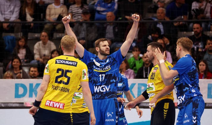 07.05.2026, Deutschland, Stuttgart, DAIKIN HBL Handball Bundesliga Saison 2025 2026, TVB Stuttgart vs. Rhein-Neckar Löwen, Samuel Röthlisberger (TVB)