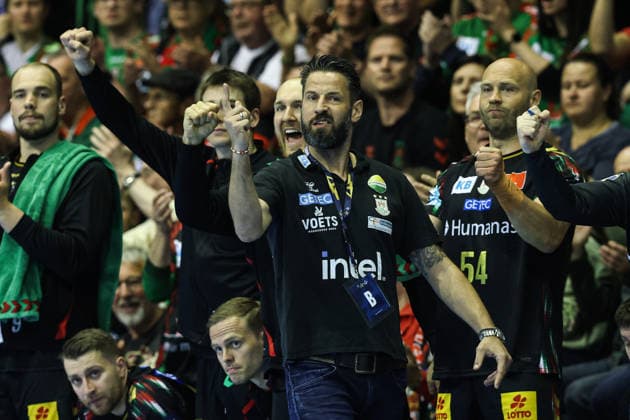 Trainer Bennet Wiegert (SC Magdeburg) - Viertelfinale Handball Machineseeker Champions League Saison 2025-2026 SC Magdeburg vs. SC Pick Szeged in der GETEC Arena in Magdeburg - Handball,Deutschland,07.05.2026
