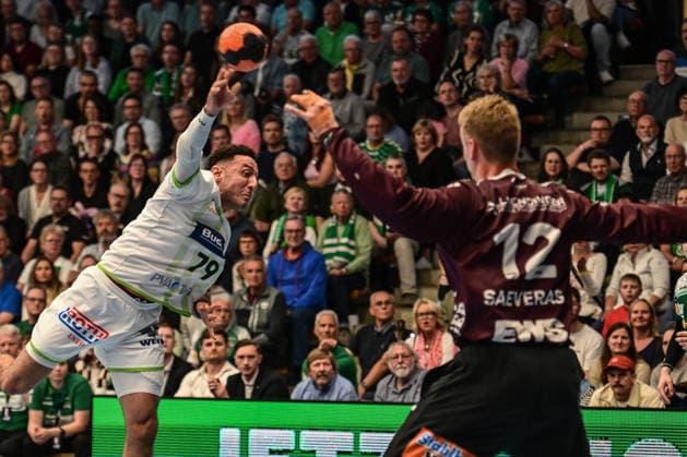 DAIKIN HBL Bundesliga: Frisch Auf! Göppingen - HSG Wetzlar; Göppingen, 07.05.2026 ; Göppingen, 07.05.2026 - 31. Spieltag der DAIKIN Handball-Bundesliga, Frisch Auf! Göppingen - HSG Wetzlar, EWS-Arena, Göppingen. Copyright: xBEAUTIFULxSPORTS Märklx