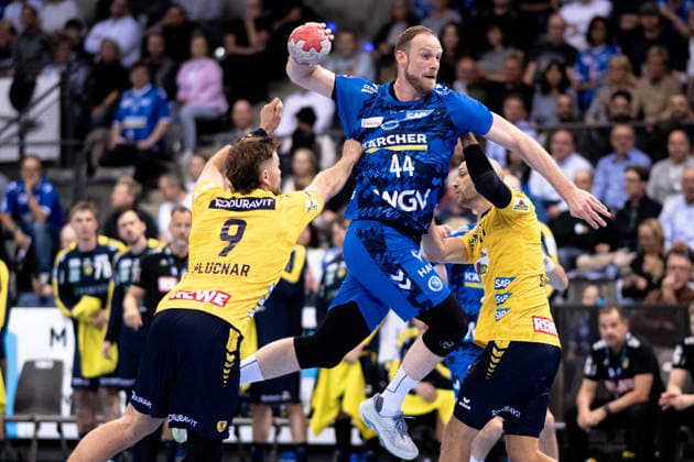 Lenny Rubin, (TVB Stuttgart, 44), beim Wurf TVB Stuttgart vs. Rhein Neckar Loewen, DAIKIN Handballbundesliga, 31. Spieltag, Saison 2025 2026, 07.05.2026 Eibner-Pressefoto Andreas Ulmer TVB Stuttgart vs. Rhein Neckar Loewen, DAIKIN Handballbundesliga, 31. Spieltag, Saison 2025 2026, 07.05.2026 Stuttgart Copyright: xEibner-Pressefoto AndreasxUlmerx EP_AUR