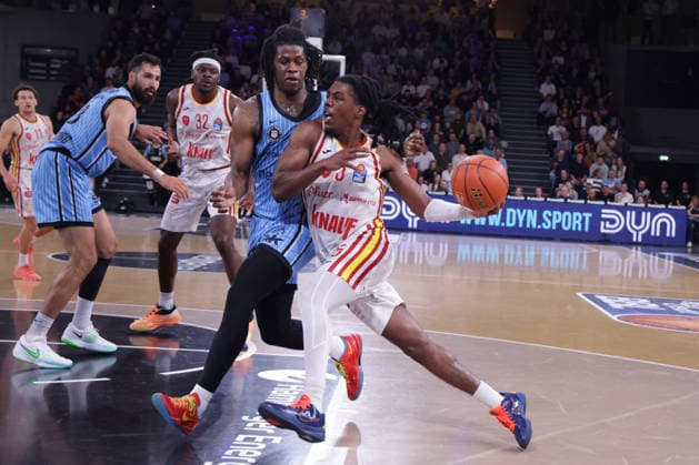 2026.05.07 xfsx GER,Hamburg,1.Basketballl Bundesliga, easyCredit BBL,Veolia Towers Hamburg vs Fitness First Wuerzburg Baskets, in der Inselpark Arena , v.l. Copyright: HMBxMedia FernandoxSoares
