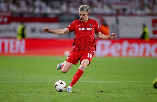 FUSSBALL EUROPA LEAGUE SAISON 2025 2026 Halbfinal Rueckspiel 07.05.2026 SC Freiburg - SC Braga Matthias Ginter (SC Freiburg)