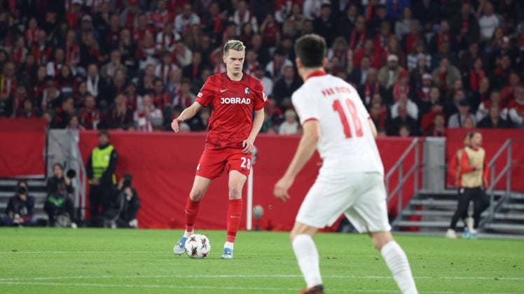 07.05.2026, xrekx, Fussball UEFA Europa League, SC Freiburg - Sporting Braga v.l. Matthias Ginter (SC Freiburg) (DFL DFB REGULATIONS PROHIBIT ANY USE OF PHOTOGRAPHS as IMAGE SEQUENCES and or QUASI-VIDEO) Freiburg