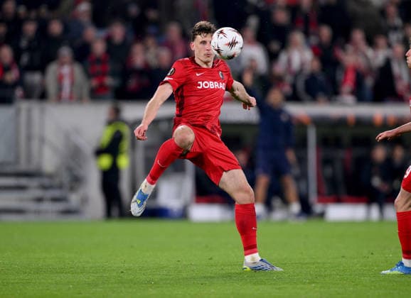 FUSSBALL EUROPA LEAGUE SAISON 2025 2026 Halbfinal Rueckspiel 07.05.2026 SC Freiburg - SC Braga Maximilian Eggestein (SC Freiburg)