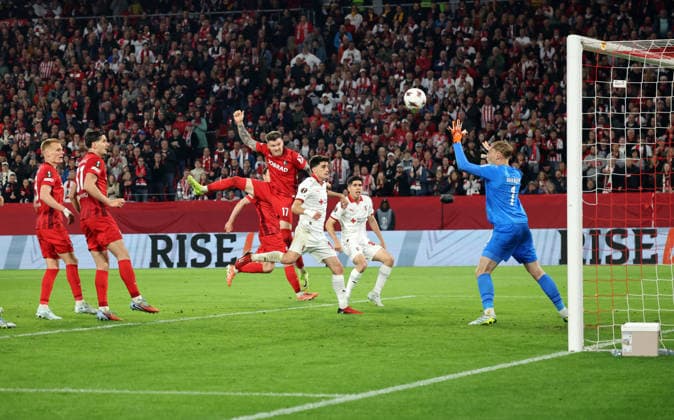 07.05.26 SC Freiburg - SC Braga Deutschland, Freiburg, 07.05.2026, Fussball, Europa League, Saison 2025 2026, Halbfinale, SC Freiburg - SC Braga: Lukas Kübler (SC Freiburg); Tor 3:0 Kübler.