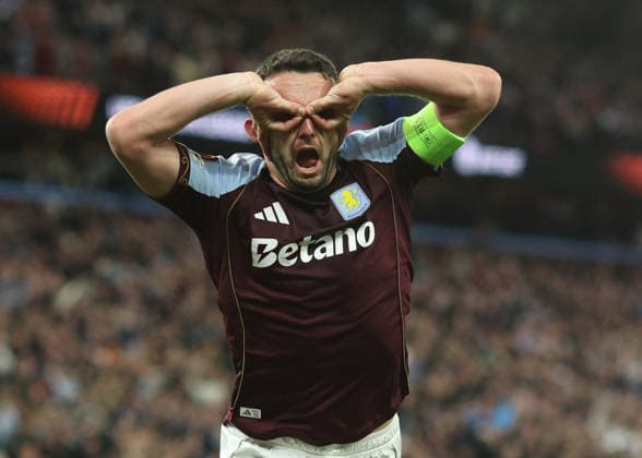 Aston Villa FC v Nottingham Forest FC - UEFA Europa League 2025 26 Semi-Final Second Leg John McGinn of Aston Villa celebrates after scoring Villa s 4th goal during the UEFA Europa League 2025 26 Semi-Final Second Leg match between Aston Villa FC and Nottingham Forest FC at Villa Park on May 7, 2026 in Birmingham, England. WARNING! This Photograph May Only Be Used For Newspaper And Or Magazine Editorial Purposes. May Not Be Used For Publications Involving 1 player, 1 Club Or 1 Competition Without Written Authorisation From Football DataCo Ltd. For Any Queries, Please Contact Football DataCo Ltd on +44 (0) 207 864 9121 Birmingham Villa Park England United Kingdom Copyright: xAllstarxPicturexLibraryxLtdx
