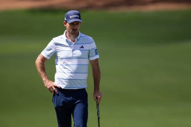 May 7, 2026: Nick Taylor looks on during the first round of the 2026 Truist Championship on the eighth hole at Quail Hollow Club in Charlotte, NC. ( CSM) Charlotte United States - ZUMAc04_ 20260507_zma_c04_049 Copyright: xScottxKinserx