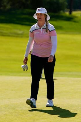 May 7, 2026, West Caldwell, New Jersey, USA: Ingrid Lindblad (SWE) walks the 9th green during round 1 of the 2026 Mizuho Americas Open at Mountain Ridge Country Club. West Caldwell USA - ZUMAw109 20260507_fap_w109_030 Copyright: xDebbyxWongx