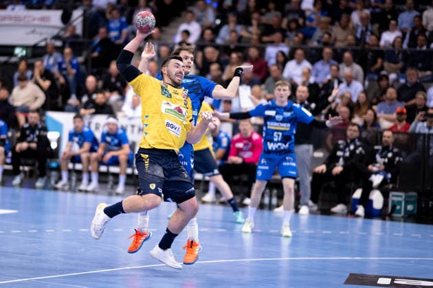 Jannik Kohlbacher (Rhein Neckar Loewen, 80) TVB Stuttgart vs. Rhein Neckar Loewen, DAIKIN Handballbundesliga, 31. Spieltag, Saison 2025 2026, 07.05.2026 Eibner-Pressefoto Andreas Ulmer TVB Stuttgart vs. Rhein Neckar Loewen, DAIKIN Handballbundesliga, 31. Spieltag, Saison 2025 2026, 07.05.2026 Stuttgart Copyright: xEibner-Pressefoto AndreasxUlmerx EP_AUR