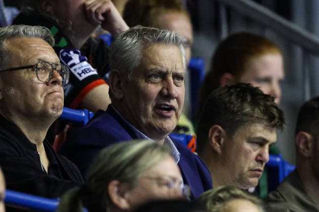 Promoter Ulf Steinforth - Viertelfinale Handball Machineseeker Champions League Saison 2025-2026 SC Magdeburg vs. SC Pick Szeged in der GETEC Arena in Magdeburg - Handball,Deutschland,07.05.2026