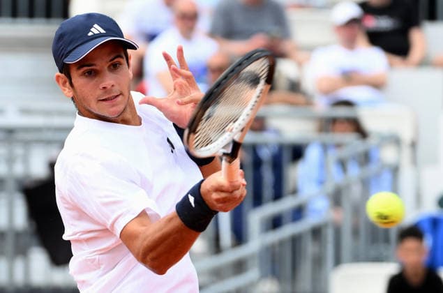 May 8, 2026, Rome: Rafael Jodar of Spain in action during his men s singles second round match against Nuno Borges of Portugal (not pictured) at the Italian Open tennis tournament in Rome, Italy, 08 May 2026. ANSA ETTORE FERRARI Italian Open Tennis Tournament  - ZUMAa110 20260508_zaf_a110_010 Copyright: xEttorexFerrarix