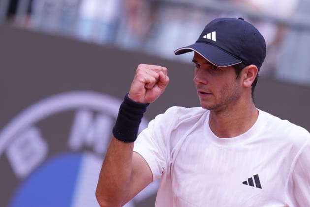 Rafael Jodar (ESP) during the match between Nuno Borges (POR) vs Rafael Jodar (ESP) at the Italian Open in Rome, Friday, May 8, 2026. (Alfredo Falcone LaPresse)  Copyright: xAlfredoxFalcone LaPressex