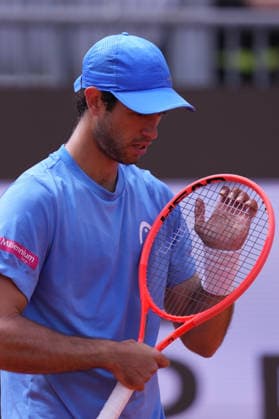 Nuno Borges (POR) during the match between Nuno Borges (POR) vs Rafael Jodar (ESP) at the Italian Open in Rome, Friday, May 8, 2026. (Alfredo Falcone LaPresse)  Copyright: xAlfredoxFalcone LaPressex