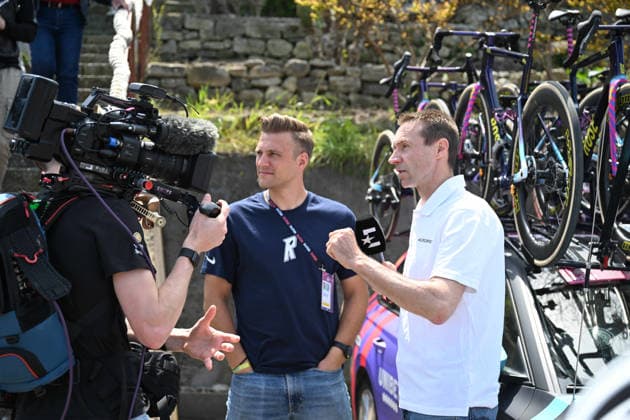 08-05-2026 Giro D italia; Tappa 01 Nessebar - Burgas; 2026, Unibet - Rose Rockets; Kittel, Marcel; Voigt, Jens; Nessebar; 