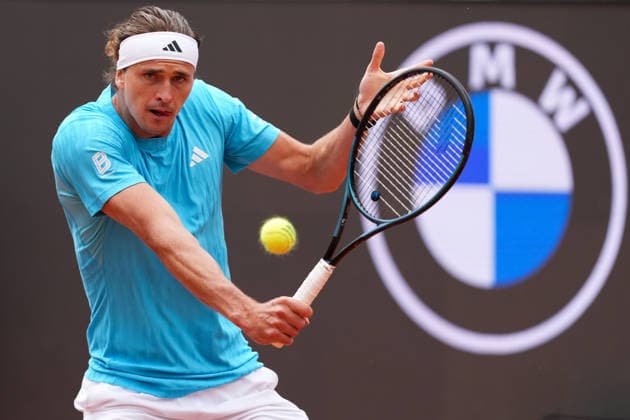 Alexander Zverev of Germany during the match against Daniel Altmaier of Germany at the Internazionali BNL d Italia 2026 tennis tournament at Foro Italico in Rome (Italy) on May, 8, 2026. AntoniettaxBaldassarre