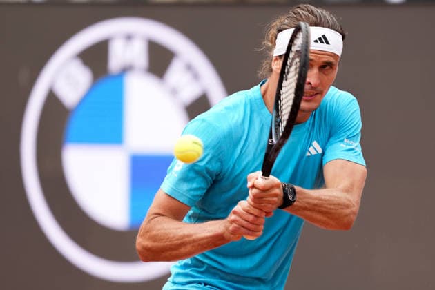 Alexander Zverev of Germany during the match against Daniel Altmaier of Germany at the Internazionali BNL d Italia 2026 tennis tournament at Foro Italico in Rome (Italy) on May, 8, 2026. AntoniettaxBaldassarre
