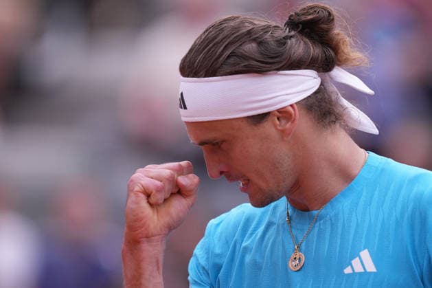 Alexander Zverev (GER) during the match between Daniel Altmaier (GER) vs Alexander Zverev (GER) at the Italian Open in Rome, Friday, May 8, 2026. (Alfredo Falcone LaPresse)  Copyright: xAlfredoxFalcone LaPressex