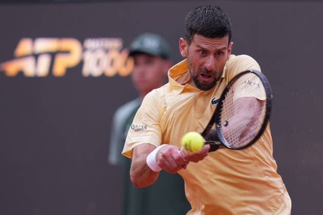 Novak Djokovic (SRB) during the match between Novak Djokovic (SRB) vs Dino Prizmic (CRO) at the Italian Open in Rome, Friday, May 8, 2026. (Alfredo Falcone LaPresse)  Copyright: xAlfredoxFalcone LaPressex