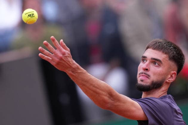 Dino Prizmic (CRO) during the match between Novak Djokovic (SRB) vs Dino Prizmic (CRO) at the Italian Open in Rome, Friday, May 8, 2026. (Alfredo Falcone LaPresse)  Copyright: xAlfredoxFalcone LaPressex