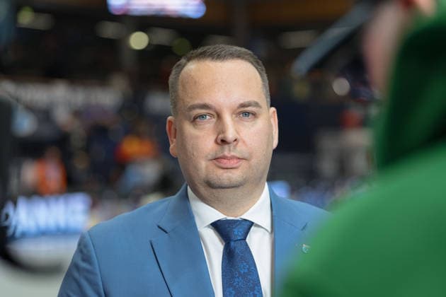 Martin Geissler (MBC, Manager) Interview nach dem Spiel Syntainics MBC vs. BMA365 Bamberg Baskets, Basketball, 1. Bundesliga, Maenner, 33. Spieltag, Saison 2025 26, 08.05.2026. Weißenfels Stadthalle Sachsen-Anhalt Deutschland