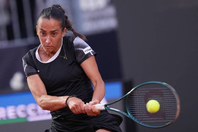 Noemi Basiletti (ITA) during the match between Noemi Basiletti (ITA) vs Elina Svitolina (UKR) at the Italian Open in Rome, Friday, May 8, 2026. (Alfredo Falcone LaPresse)  Copyright: xAlfredoxFalcone LaPressex