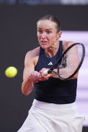 Elina Svitolina (UKR) during the match between Noemi Basiletti (ITA) vs Elina Svitolina (UKR) at the Italian Open in Rome, Friday, May 8, 2026. (Alfredo Falcone LaPresse)  Copyright: xAlfredoxFalcone LaPressex
