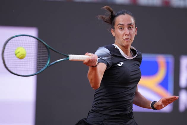 Noemi Basiletti (ITA) during the match between Noemi Basiletti (ITA) vs Elina Svitolina (UKR) at the Italian Open in Rome, Friday, May 8, 2026. (Alfredo Falcone LaPresse)  Copyright: xAlfredoxFalcone LaPressex