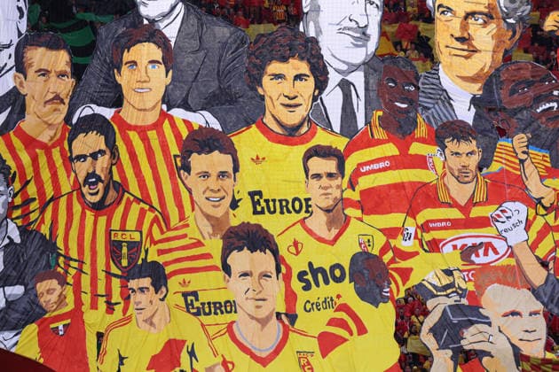 FOOTBALL : RC Lens vs FC Nantes - Ligue 1 J33 - 08 05 2026 Tifo des 120 ans du club lors du match RC Lens vs FC Nantes, Ligue 1 J33, stade Bollaert-Delelis, le 8 mai 2026 - photo Laurent Sanson PsnewZ  Copyright: xLaurentxSANSONx xPsnewZx