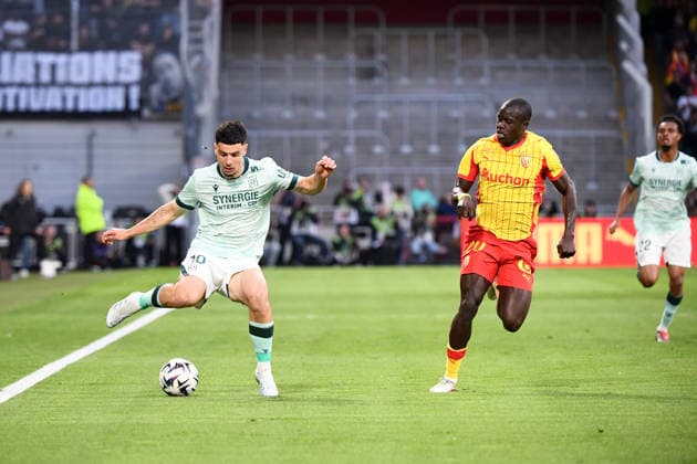 RC Lens v FC Nantes - Ligue 1 McDonald s 2025 2026 20 Malang SARR (rcl) - 10 Matthis ABLINE (fcn) during the Ligue 1 McDonald s match between Lens and Nantes at Stade Bollaert-Delelis on May 8, 2026 in Lens, France. Lens France  Copyright: xFEPx 776348389